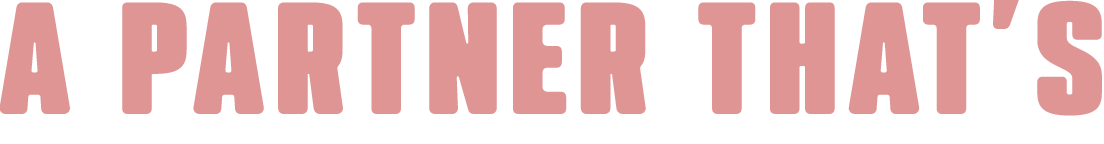 A partner that's
