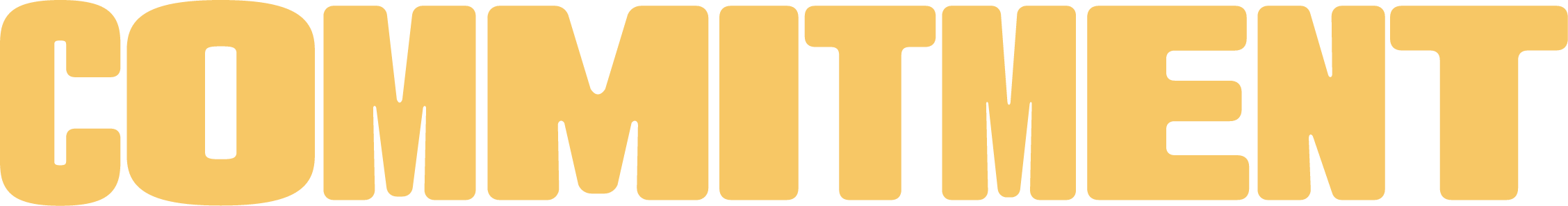 “COMMITMENT” in large bold letters